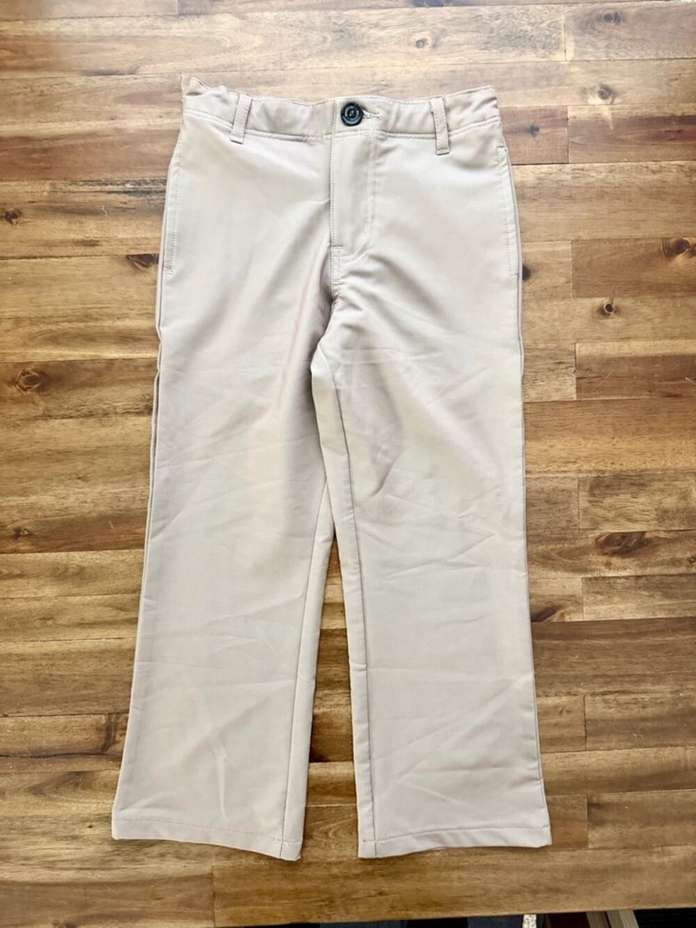 NEW Blue Quail Boys Classic Straight Leg Khaki Tan Pants 7 Performance Wear